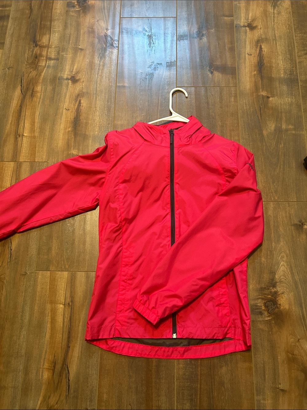 Columbia Bright Pink Lightweight Hooded Jacket